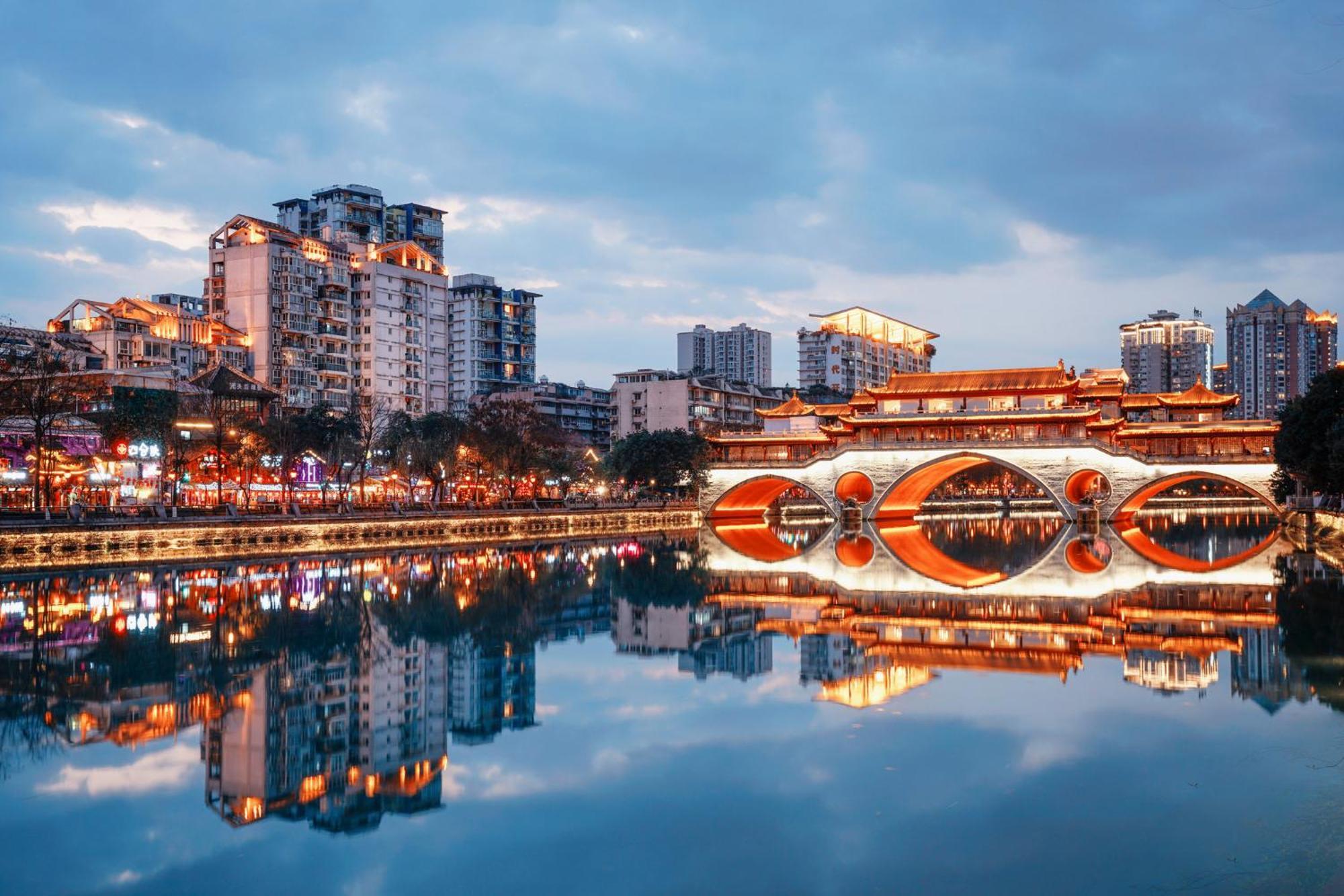 Holiday Inn Chengdu Qinhuang By Ihg Exterior foto